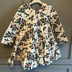 Pink Chicken Christmas Dress - Size 2Y